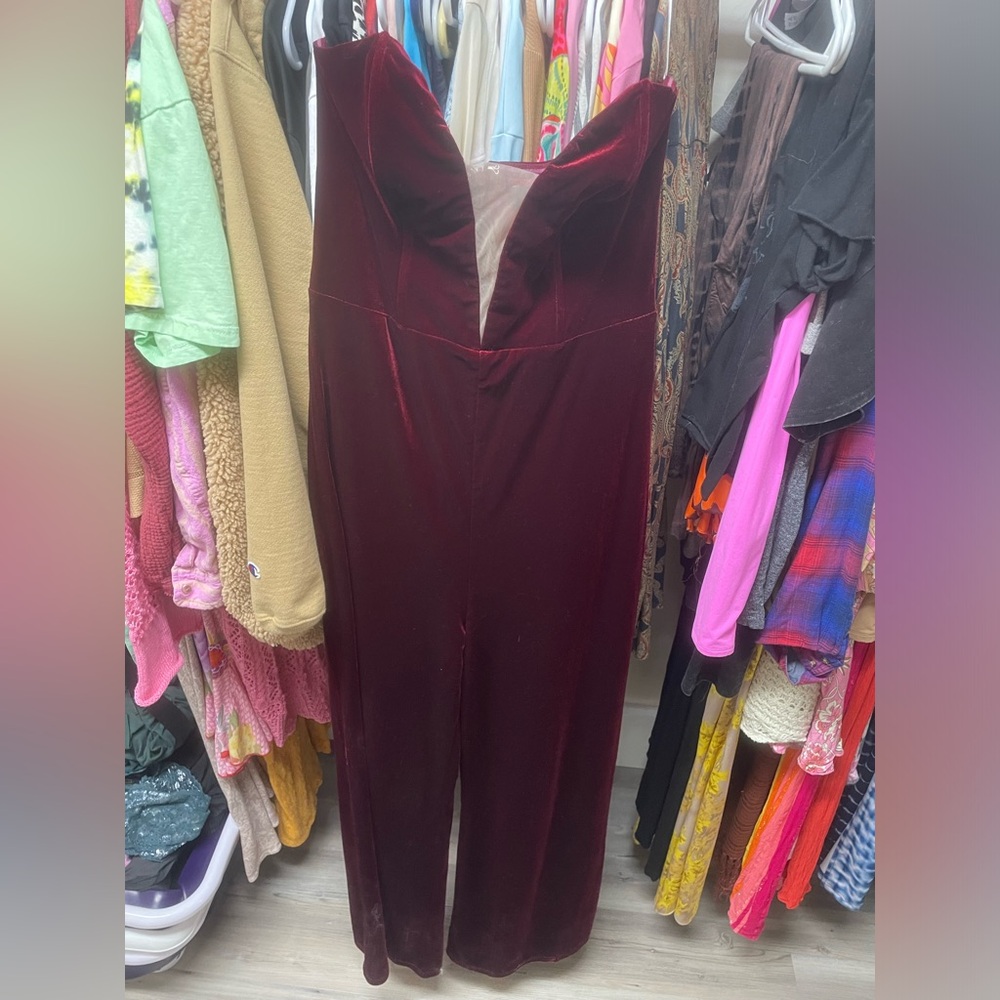 Lulus Maroon Romper